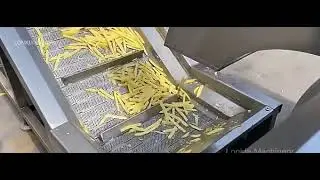 French fries processing line
