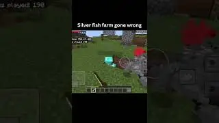 Silver fish farm gone wrong #minecraft #funny #silverfish #minecraftfunnymoments