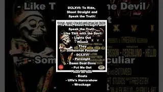Entombed - DCLXVI: To Ride, Shoot Straight and Speak the Truth!. Tracklist