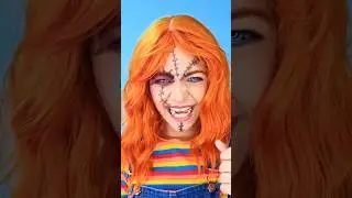 Makeup inspirado en CHUCKY #halloweenideas #halloweenmakeup #chucky #chuckymakeup