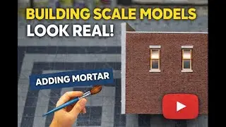 HO Scale Adding Brick Mortar To Buildings