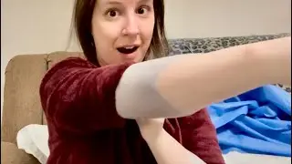 ASMR | Trying on 5.5 Wet Surgical Gloves (No Talking)