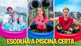 NÃO ESCOLHA A PISCINA ERRADA *desafio nojento