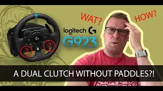 Logitech G923 Dual Clutch | But there are no clutch paddles?