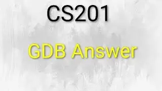 CS201 GDB Solution Fall 2025 |VU Pakistan | 100% Correct Answer