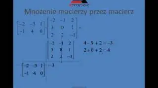 Mnożenie macierzy przez macierz