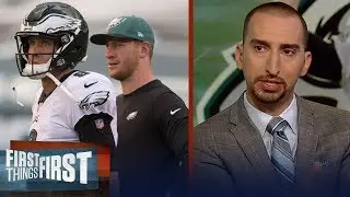 Nick Wright: Nick Foles starting for the Eagles benefits Carson Wentz | NFL | FIRST THINGS FIRST