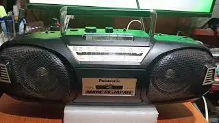 7288022810 Panasonic RX-FS55 cassette Tape Recorder working FM Radio working made in Japan For Sale 