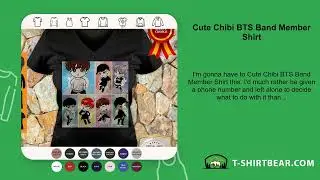 Cute Chibi BTS Band Member Shirt