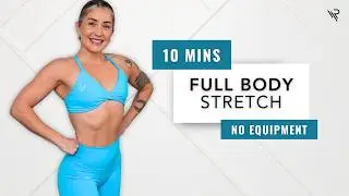 10 Min Full Body Recovery Stretch Routine (No Equipment) | Relaxing Nature Music
