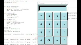 Calculator With Tkinter GUI In Python With Source Code | Source Code & Projects