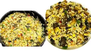 Fried Beef pantain and rice recipe || Chidera Ogbata