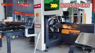 YL9024LS-6kw Semi-automatic #fiber #laser #cnc #machine #lasercutting #fiberlasercuttingmachine