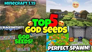 Top 5 Epic Seeds For Minecraft Pocket Edition 1.19 || Best Minecraft Seeds 1.19 || aeXtro Playz ||