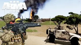 Patrolling North Africa with the boys!! (Arma III)