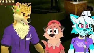 Group Howl: The Legendary Triple Awoo :3 #furry #shorts