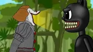 Cartoon cat vs Pennywise //animación