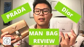 Man Bag I Prada Vs Dior Homme. Are They even Practical?