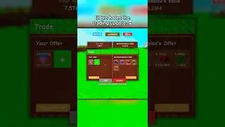 New TRADING update in Grow a Garden.. 🤣🍓 #roblox