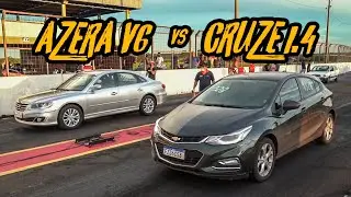 AZERA V6 AGUENTA O CRUZE 1.4 TURBO? CRUZE VS MAREA