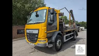 DAF SKIP LOADER WALKAROUND VIDEO