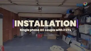How to Install Single Phase AC couple with 2CTs