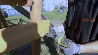 How to Connect Robinia Board to the Post - Lars Laj's Robinia Playground Installation Manual #1