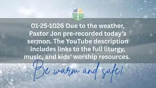 The Woman at the Well; John 4:1-42 Jonathan Dennis