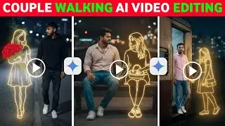 Instagram Viral Neon Girl Ai Video Editing | Girl & Boy AI Walking Video Kaise Banaye