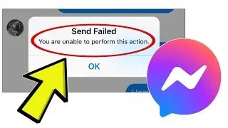 How To Fix Facebook Messenger App Send Failed You are unable to perform this action. Problem Solved
