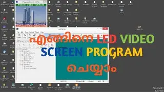 LED display control software malayalam LED ബോർഡ് പ്രോഗ്രാം കട്രോൾ  മലയളത്തിൽ