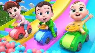 Fun Rides & Slides at the Amusement Park! + MORE Lalafun Nursery Rhymes & Kids Songs