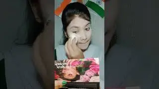 easy makeup tutorial for 26 January ❤️🤍💚 #mekuptutorial #26 January #ytshorts # independence day