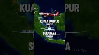Flight Route KUALA LUMPUR ✈️ SURABAYA | Minggu, Mei 12 | AirAsia