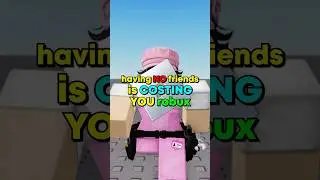 having no friends can LOSE you robux⁉️