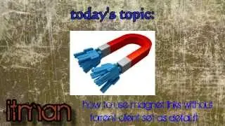 how to use magnet links without torrent client set as default