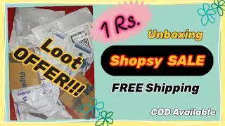 Shopsy jhatpat deal 🔥@ 1₹ Unboxing shopsy haul FREE shipping #shopsy #ianducreation #shopsyhaul