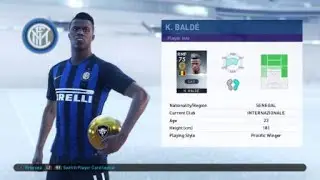 Balde Keita, 100% three scouts for FREE, PES 2019 MyClub !
