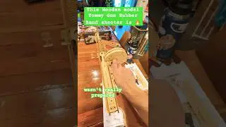 This Wooden Model Tommy Gun from ROKR is fire 🔥 #rokr #modeling #puzzle #modelgun #craft #fun #epic