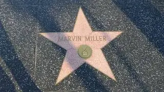 Actor Marvin Miller Hollywood Walk of Fame Star Los Angeles California USA November 19, 2022
