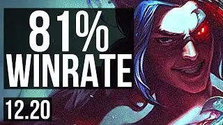 KAYN vs GRAVES (JNG) | 81% winrate, 6/1/2 | KR Diamond | 12.20