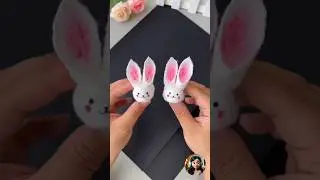 DIY Bunny Finger Puppets: Cute & Easy Craft #bunny
