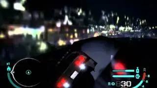 NFS Carbon: The Mystery City Close up in game play