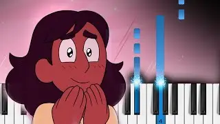 Steven Universe - I'd Rather Be Me (With You) - EASY Piano Tutorial