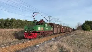 LEAG Kohlebahnen mit Grubenloks LEW EL-2 im Lausitzer Braunkohlerevier 2019 Kohleausstieg