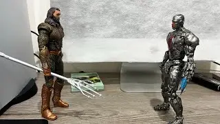 Cyborg contra Aquaman (2023) | 4K | 60 FPS | STOP MOTION