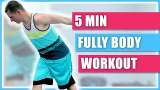 5 Minute Full Body Workout at Home | No Equipment | Fitness for Nerds