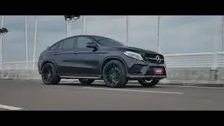 VOSSEN VPS 305T + Continental Tires on an AMG GLE43