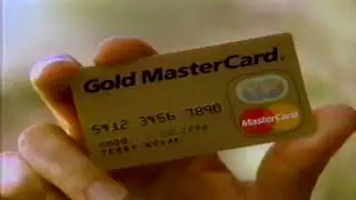 Retro Gold Mastercard Credit Card Commercial 1993 Smart Money