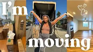 Moving from my studio into my new apartment in California